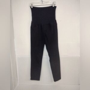 Blue Savvy Maternity Super Stretch Rayon black skinny jeans size (XL)